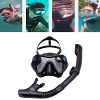 Adult Dry Underwater Silicone Anti-Fog Goggles Glasses Scuba Diving Masks Snorkeling Set Swimming Fishing Mask Pool Equipment