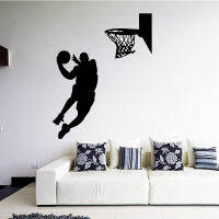 Basketball player slam dunk wall sticker vinyl wall stickers boy teen children room stickers painting room decoration decalsYD24