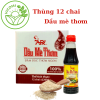 Thùng 12 chai dầu mè thơm đậm đặc chai 220ml cao cấp, dầu mè apk - ảnh sản phẩm 1