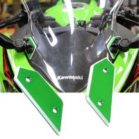 แผ่นปิดช่องกระจกสำหรับตกแต่งกระจกข้าง CNC รถจักรยานยนต์ฐานเป็นรูสำหรับ Kawasaki NINJA400 Ninja 400 / 650