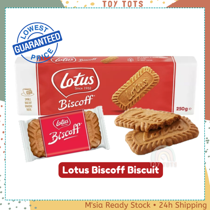 Lotus Biscoff Biscuits [ 250g ] Cookies Original Pack / Individual Pack