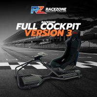 Racezone Full Cockpit V3 ชุดโครงยึดจอยพวงมาลัยพร้อมเบาะสีดำ | ชุดเซ็ทพร้อมจอยพวงมาลัย