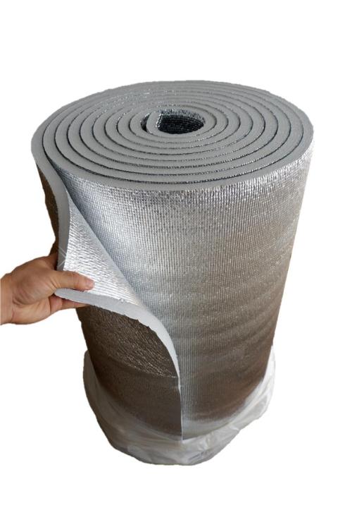 ฉนวนPEเคลือบฟอยล์2ด้าน.หนา20mm.กว้าง90cm.ยาว10m Insulation Epe Foam 2 sides  20mm.90cm 10m.สามารถเลือกความยาวได้ ฉนวนกันความร้อนเก็บความเย็น. |  Lazada.co.th