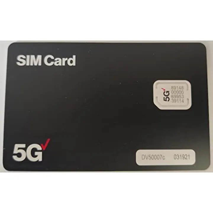 Verizon Wireless 5G 5G & 4G LTE SIM Card With NFC - Nano Sized (4FF ...