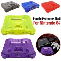 J93เคสพลาสติกสำหรับ Nintendo 64คอนโซลเกมย้อนยุคเคสป้องกัน N64เคสสำหรับเปลี่ยนใส