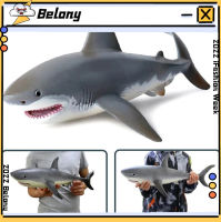 Belony ของเล่นรูปทรงปลาฉลามเหมือนจริง,โมเดลสัตว์จำลองสำหรับเด็ก จำลองMarine Lifeสัตว์รุ่นMegalodon