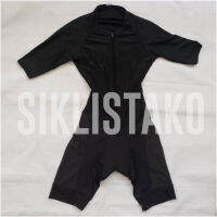 Siklistako Black Onesuit Trisuit เสื้อปั่นจักรยานผลิตในประเทศ