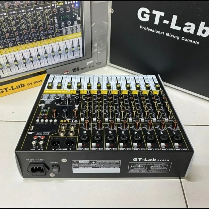 Mixer gt lab by rdw 8 channel G8BL original Lazada Indonesia