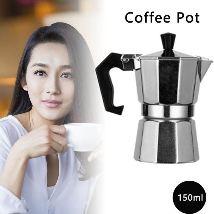 [คุ้มราคา!!] กาต้มกาแฟสด มอคค่าพอท หม้อชงกาแฟ เครื่องชงกาแฟ อลูมิเนียม