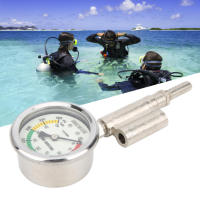 Air Rebreather High Pressure Pipe Lines Alarm Luminous Pressure Gauge Alarm Whistle