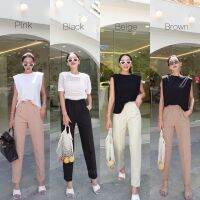 Sarah Gracie pants? (390฿ฟรีส่ง) หากางเกงที่เก็บทรงสวย ใส่แมทช์ง่าย everyday look ต้องรุ่นนี้เลย มาเพิ่มพร้อมสีใหม่ค่า