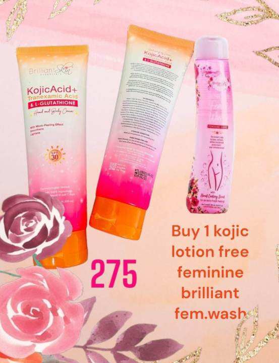 Brilliant kojic acid & Glutathione Hand & body lotion 120g Lazada PH
