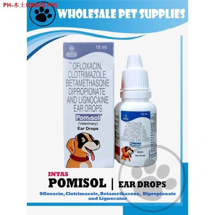 POMISOL (Veterinary EAR Drops for Cats Dogs) 15mL Lazada PH