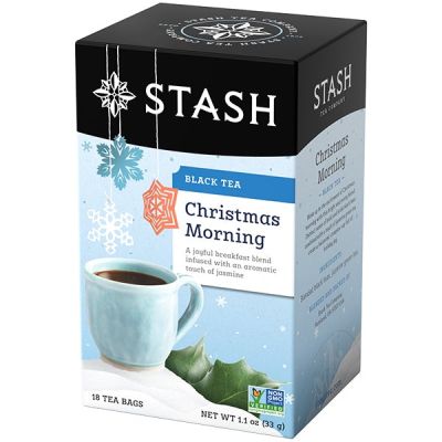 Premium for U📌ชา Stash Tea Box  TEA BOX ชาอเมริกา 35 รสแปลกใหม่ ชาดำ ชาเขียว ชาผลไม้ และชาสมุนไพรจากต่างประเทศ 📌 Christmas Morning