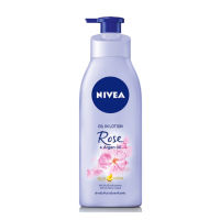 NIVEA นีเวีย บอดี้ โรส ออยล์ อิน โลชั่น ผลิตภัณฑ์บำรุงผิว 400 มล.