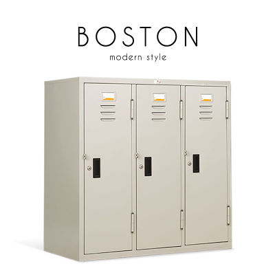 BOSTON (บอสตั้น) ตู้เก็บของอเนกประสงค์ โครงเหล็ก สำหรับเก็บของ 3-9 ช่อง