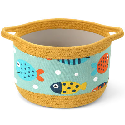 Foldable Laundry Basket for Dirty Clothes for Kids Baby Children Toys Canvas Wasmand Woven Storage Hamper Office Home Organizer