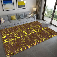 Ancient Egypt Culture 3D Mats For Home Living Room Retro Decorative Rugs Bedroom Sponge Mat For Bathroom Floor Carpet Doormat