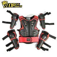 ♗♛ Motorcycle Armor Jacket For Kids Protective Gear Motocross Anti-Fall Riding Cycling Full Body Armor Suits Racing Knee Elbow Pads