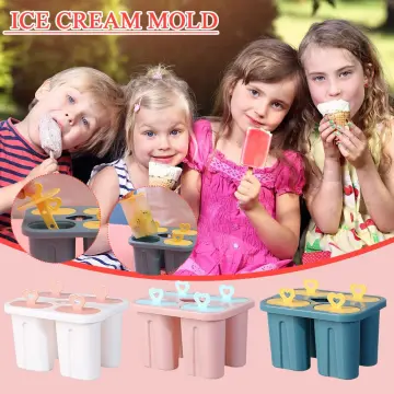 Silicone Pop Popsicle Mold Frozen Ice Lolly Mould Tray Pan Ice Cream Maker  Tool