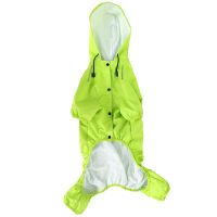 Large Dog Raincoat Hooded Golden Retriever Clothes Medium Big Dog Rain Coat Costumes Waterproof Jumpsuit For Labrador Husky