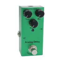 IRIN EF-10 Electric Guitar Effect Pedal Portable Guitar Effector Mini Single Electric Guitar Effect Pedal with True Bypass - Analog Delay (Dark Green)