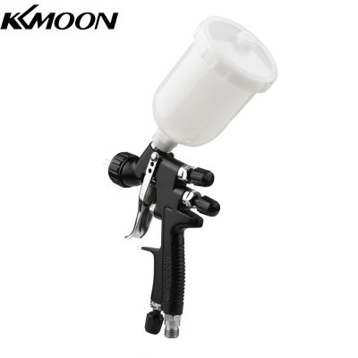 KKmoon HVLP 1.0Mm Air สเปรย์250cc ของเหลวถ้วยแรงโน้มถ่วงสีมินิมือถือ360องศาพ่นสีสำหรับรถซ่อมเฟอร์นิเจอร์พื้นผิวภาพวาด DIY รุ่น กาพ่นสีรถยนต์