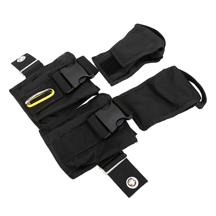 Scuba Diving Weight Bag Lead Filler Pouch Storage Pockets Compact Tech