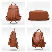 [YD BAG]Woman backpack travel leather bag pack woman fashion street bag for women
