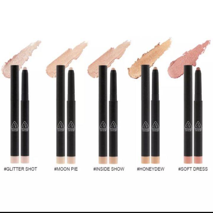 3ce-eye-glint-อายแชโดว์-0-9g-soft-dress-glitter-shot-inside-show-honey-dew-moon-pie