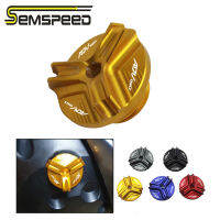 SEMSPEEDรถจักรยานยนต์CNC M20น้ำมันเครื่องฟิลเลอร์ฝาครอบเครื่องยนต์เสียบหมวกสกรูสำหรับฮอนด้า ADV 150 ADV150 2019-2022 2023