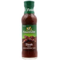 [Hot Deal] Free delivery จัดส่งฟรี  Fountain Steak Sauce Gluten Free 250ml. Cash on delivery เก็บเงินปลายทาง