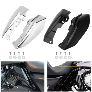 Black Air Heat Deflector Saddle Shield For Harley Sportster Iron