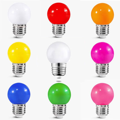 หลอดไฟปิงปอง LED ไฟประดับ หลอดไฟ ขั้วE27 สีสันสดใส 3W หลอดไฟสี ขนาดเล็ก มีให้เลือก 9สี หลอดไฟพกพา ไฟLED ราคาส่ง!