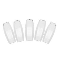 5 White RV Campers Motorhome Rounded Baggage Door Catch Compartment Clips Latch Latches