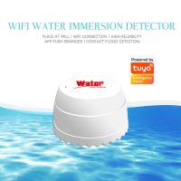 Tuya Wifi Water Linkage Alarm Smart Life Smart Water Leak Detector App Remote Monitoring Home Security Sestym Flood Sensor