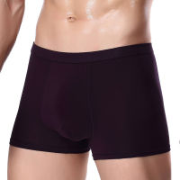 【CW】 W63 4Pcs Men Boxer Soft กางเกงชั้นในระบายอากาศชายสบาย Boxershorts Mens ชุดชั้นในนักมวย 1 1 1 1 1