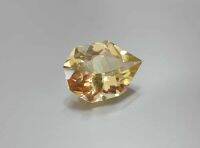 เลมอนควอตซ์ (Lemon Quartz) "อัญมณีแห่งโชค" รูปทรงหยดน้ำ น้ำหนัก 5.53 ct ขนาด 10.9x6.9x14.9 mm พลอยแท้ 100% ราคาดี