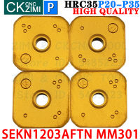 MM301 SEKN1203AFTN SEKN 1203 AFTN MM301คาร์ไบด์แทรกมิลลิ่งแทรกเครื่องมือ CNC โลหะกลึง Indexable ใบหน้ามิลลิ่งแทรกเครื่องมือ