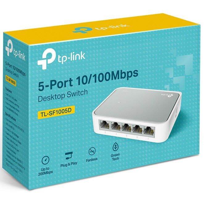 TPLINK (สวิตซ์ฮับ) SWITCH & ROUTER TLSF1005D Model TLSF1005D