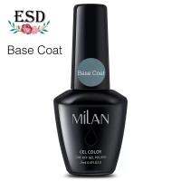 Milan Tempered Top Coat ท็อปโค๊ดกระจก เงามาก กันรอยขีดข่วน และสึกกร่อน ขนาดใหญ่ 15 ml ส่งฟรี มีเก็บปลายทาง