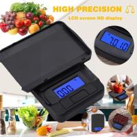 Kitchen Scale Digital 0.01g/0.1g Electronic Weight Food Pocket Measuring Gram LCD Balance Scale Weighing Display Portable C C7M4 Luggage Scales