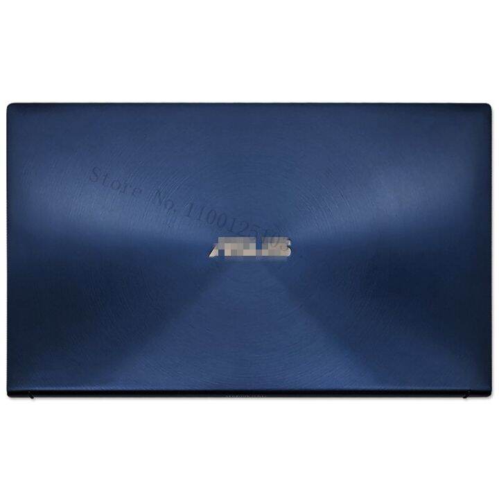 j76ผ้าคลุมรถสำหรับเอซุส-zenbook-15-ux534-ux534f-หน้าจอ-lcd-สำหรับแล็ปท็อปฝาหลังด้านบนที่พักแขนหลังด้านบนฝาสีฟ้าใส