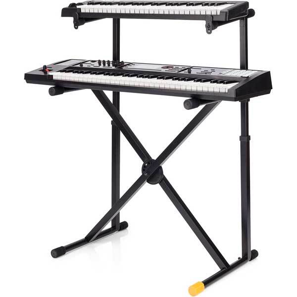 hercules-ขาตั้งคีย์บอร์ด-2-ชั้น-keyboard-stand-double-x-รุ่น-ks-210b