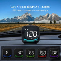 รถ HUD Speedometer เครื่องวัดระยะทาง Head Up แสดงผลอุปกรณ์เสริมสัญญาณเตือน Overspeed