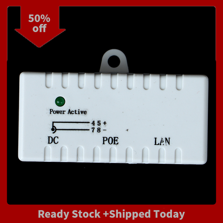 pheebss-12v-48v-หัวฉีด-passive-poe-สำหรับกล้อง-ip-โทรศัพท์-voip-netwrok-ap-device