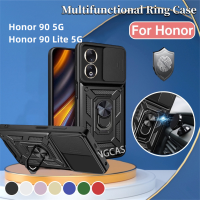 เคสโทรศัพท์กันกระแทก Honor 90 Lite 5G กันกระแทกสำหรับ Honor 90 5G 90 Lite Honor90Lite 2023แบบเลื่อนได้เคสปิดหลังหรูหราเกราะกันกระแทก