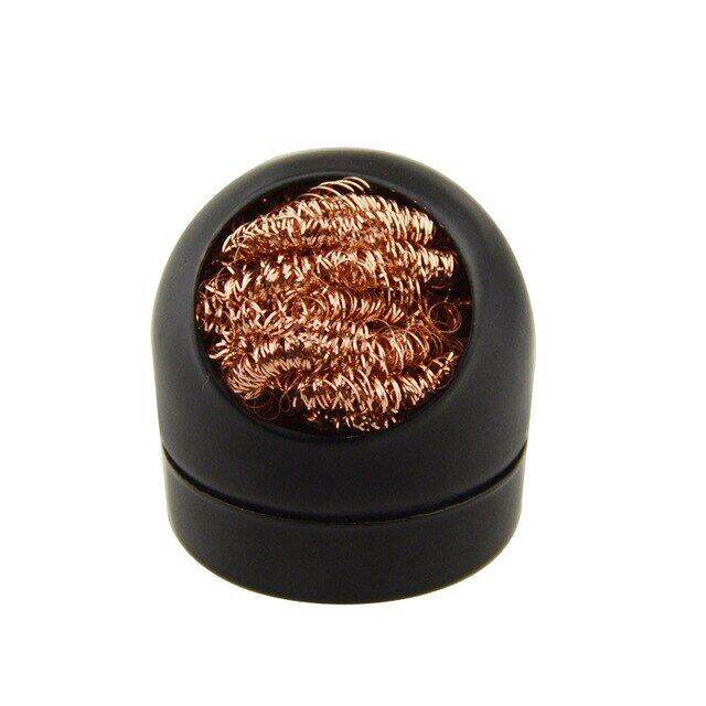 Wire Soldering Solder Iron Tip Cleaner Ball Copper Steel Wool To Remove 