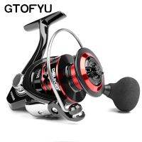 ZZOOI GTOFYU Brand High speed 5.0:1 Fishing Reel 2000-7000 Spinning Reel Max Drag 20Kg long shot Fishing Bearing System wheel carret