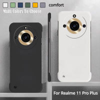 เคสคลังสินค้าพร้อมสำหรับ Realme 11 10 Pro Plus Realme11Pro Realme11 + 5G 2023 Realme 9i Neo2 Neo3T GT เคส Master กรอบไร้กรอบกันกระแทกเคสโทรศัพท์เคลือบผิวบางสำหรับเคสฝาหลังพียูแข็ง